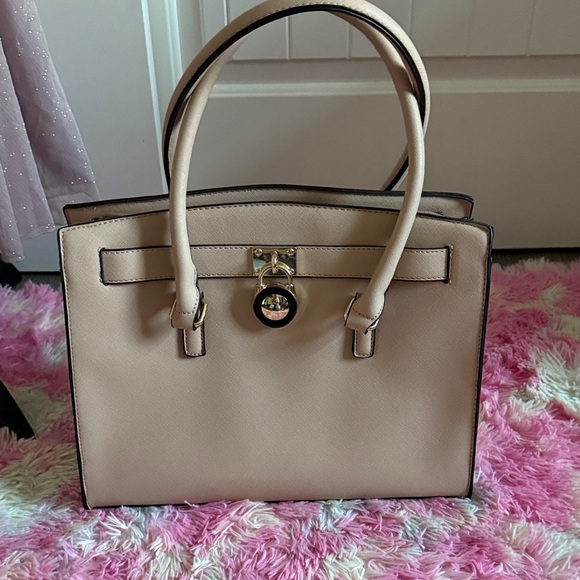 Handbags - Elegant Beige Satchel Bag